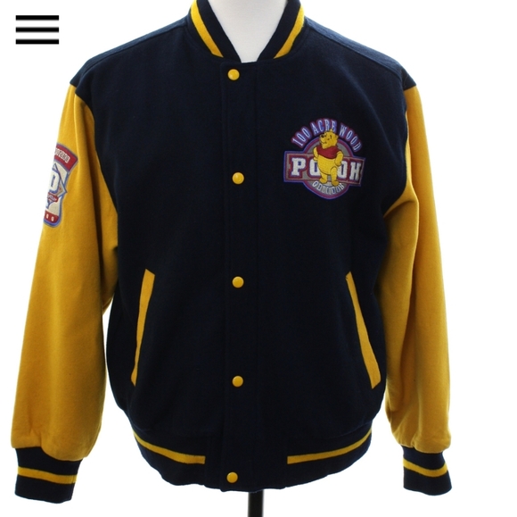 Disney Jackets & Blazers - Vintage 90s Winnie The Pooh Varsity/lettermaJacket